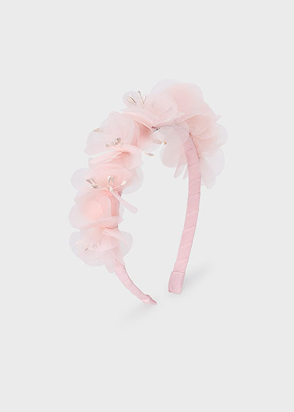 Mayoral - Cerchietto fiori Light Pink