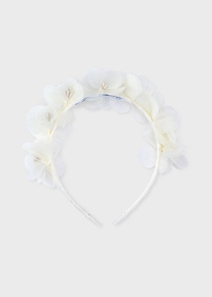 Mayoral - Cerchietto fiori White
