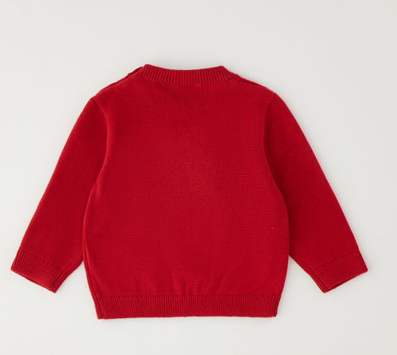 Minibanda Maglione Neonato in Tricot con Orsetto