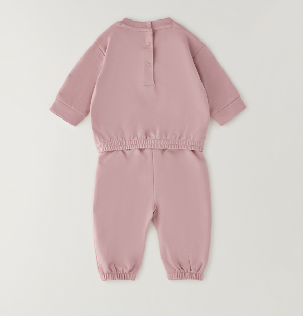 Minibanda Tuta Sportiva Neonata Rosa