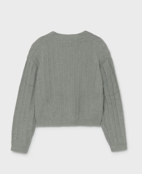 Cardigan con Lustrini Ragazza Mayoral – Acciaio Vigoré
