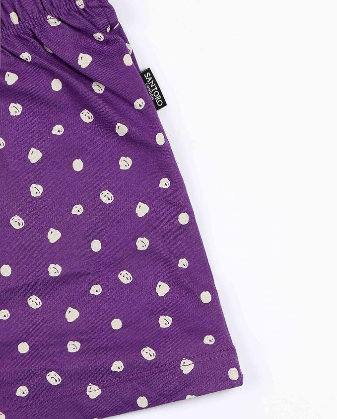 Santoro - Pigiama Manica Corta Viola