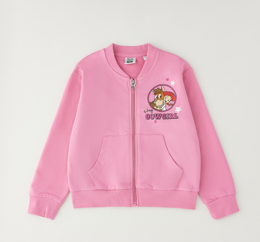 Sarabanda Felpa Bambina Toy Story Jessie Cowgirl Rosa con Zip