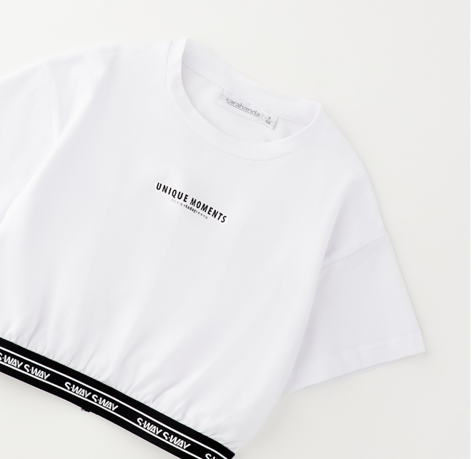 Sarabanda - T-shirt con eleastico