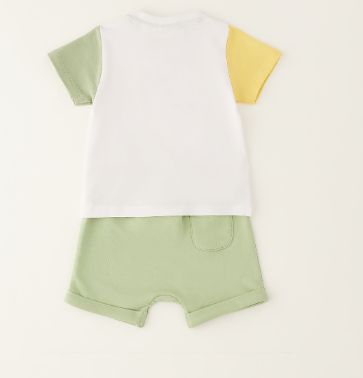 Sarabanda - Completo Neonato Verde Salvia