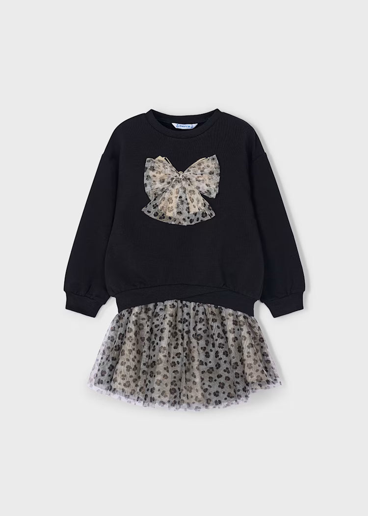 Mayoral - Completo gonna tulle e felpa bambina