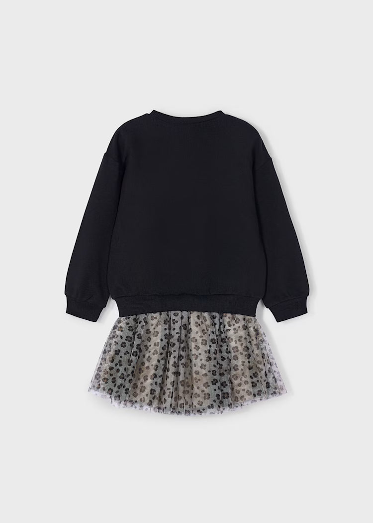 Mayoral - Completo gonna tulle e felpa bambina