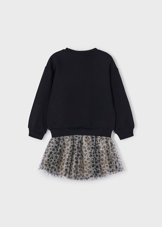 Mayoral - Completo gonna tulle e felpa bambina