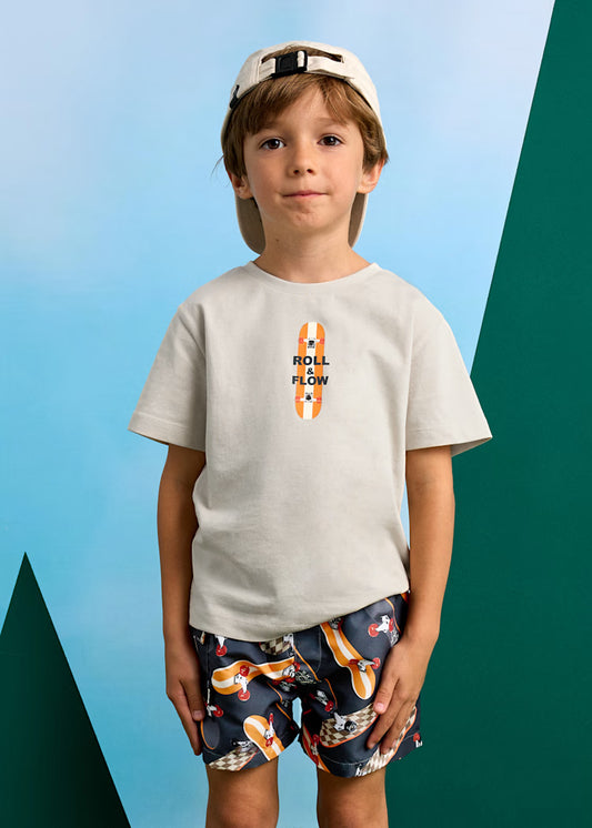 Mayoral - Costume bermuda stampato bambino