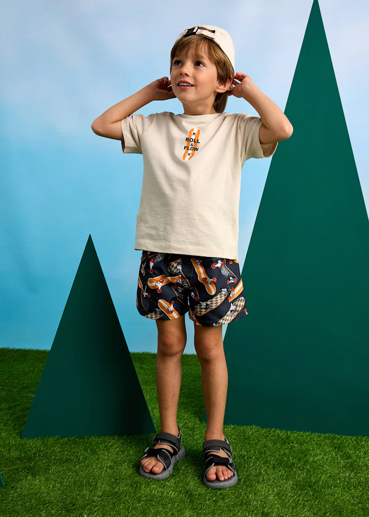 Mayoral - Costume bermuda stampato bambino