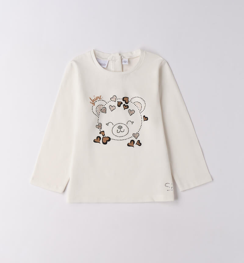 Sarabanda - Maglietta bambina con orso