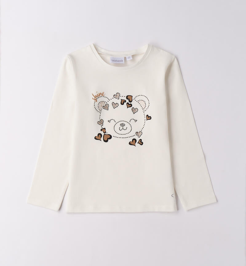 Sarabanda - Maglietta bambina con orso