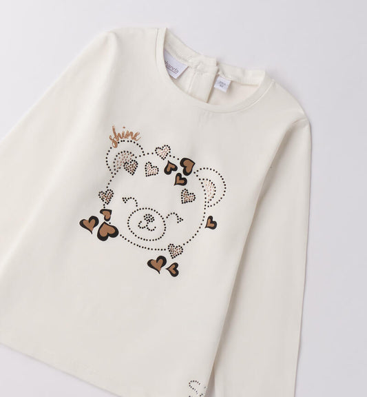 Sarabanda - Maglietta bambina con orso
