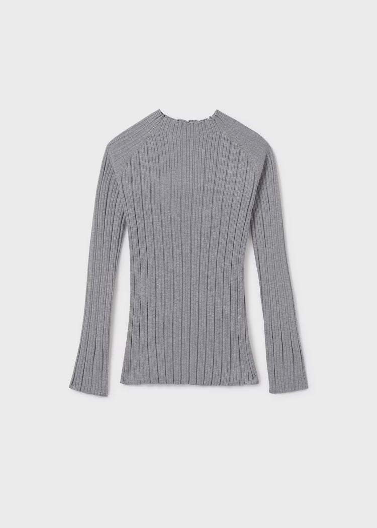 Mayoral - Maglietta lupetto tricot ragazza
