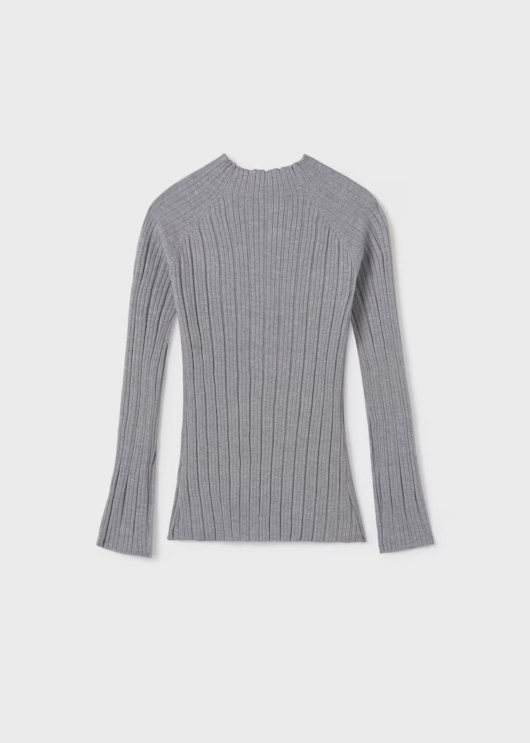 Mayoral - Maglietta lupetto tricot ragazza
