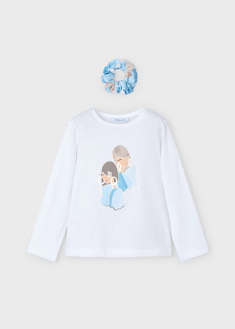 Mayoral - Maglietta manica lunga con elastico bambina