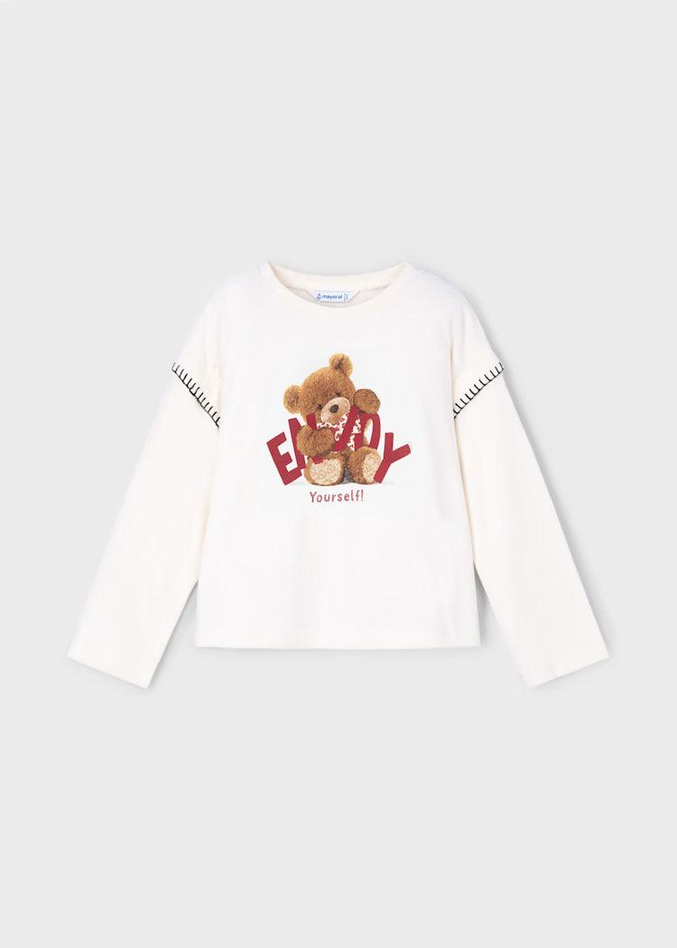 Mayoral - Maglietta orso bambina