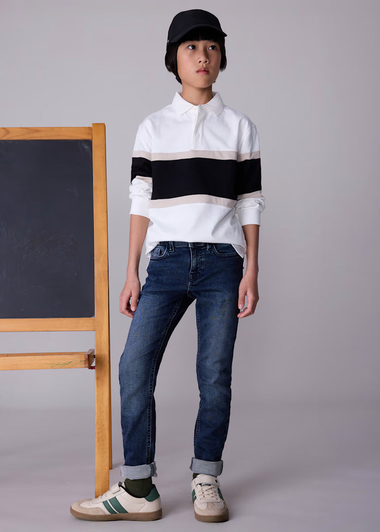 Mayoral - Pantalone jeans aderente ragazzo