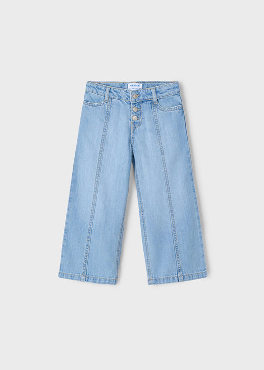 Mayoral - Pantalone jeans ampio bambina