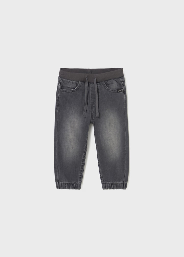 Mayoral - Pantalone lungo jeans jogger