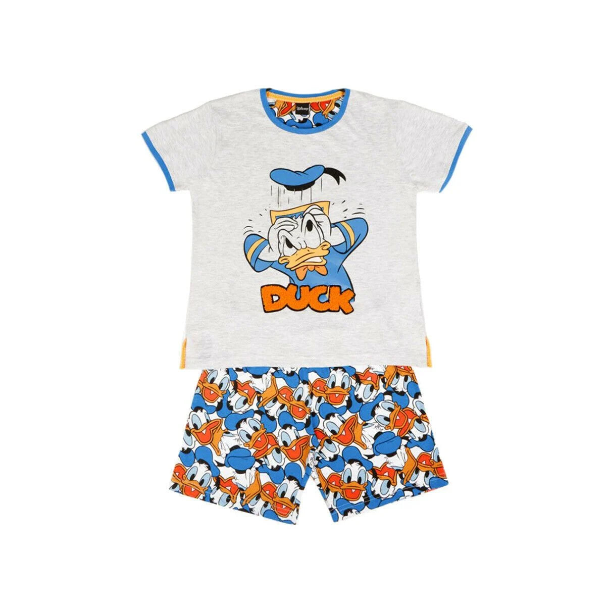 Disney - Pigiama bambino/ragazzo estivo Paperino in Cotone