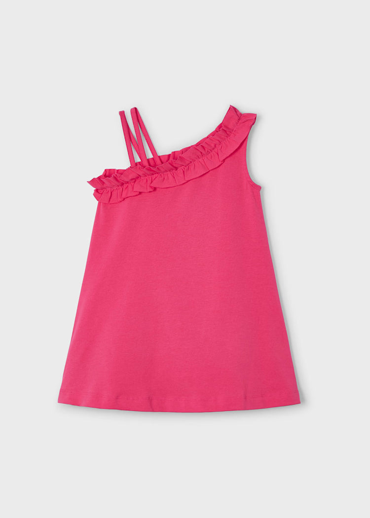 Mayoral - Vestito asimmetrico casual bambina