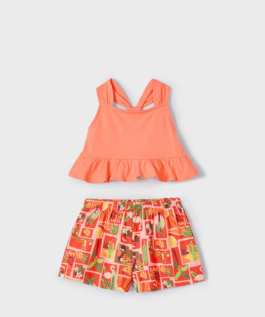 Completo Shorts E Top Bambina MAYORAL