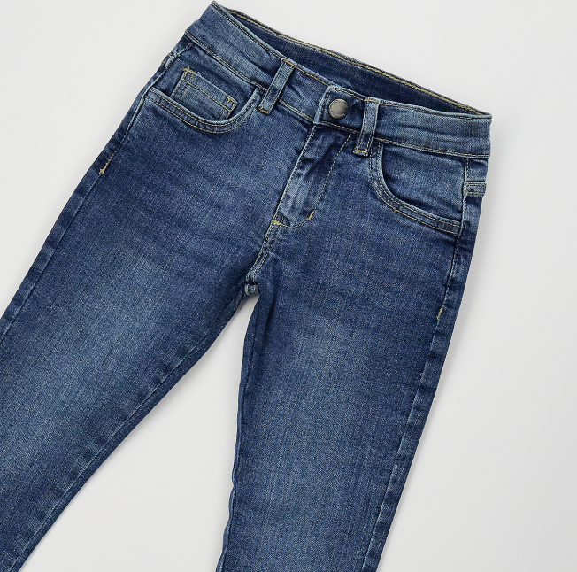 Jeans bambino Sarabanda in denim stretch stone washed