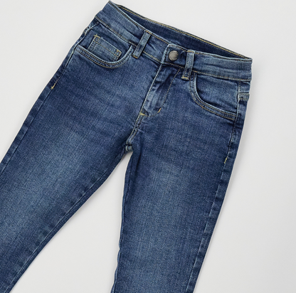 Jeans bambino Sarabanda in denim stretch stone washed