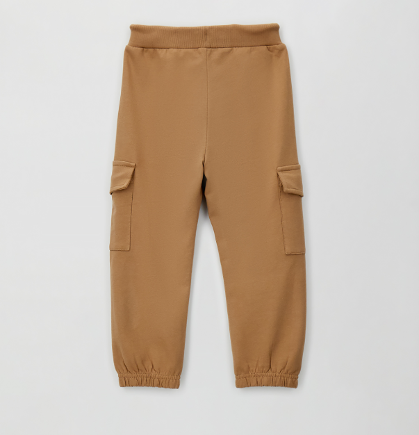 Pantaloni cargo bambino Sarabanda in felpa leggera