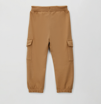 Pantaloni cargo bambino Sarabanda in felpa leggera