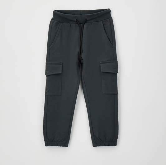 Pantaloni cargo bambino Sarabanda in felpa leggera