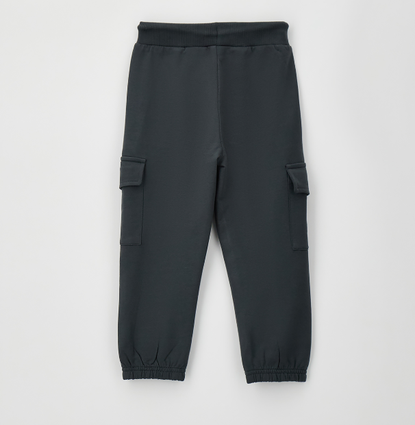 Pantaloni cargo bambino Sarabanda in felpa leggera