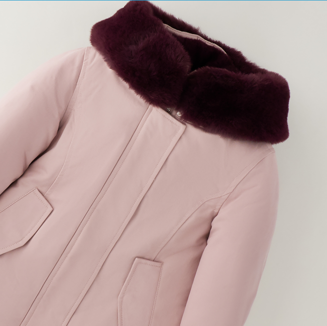 Sarabanda Parka Bambina Light Pink con Cappuccio