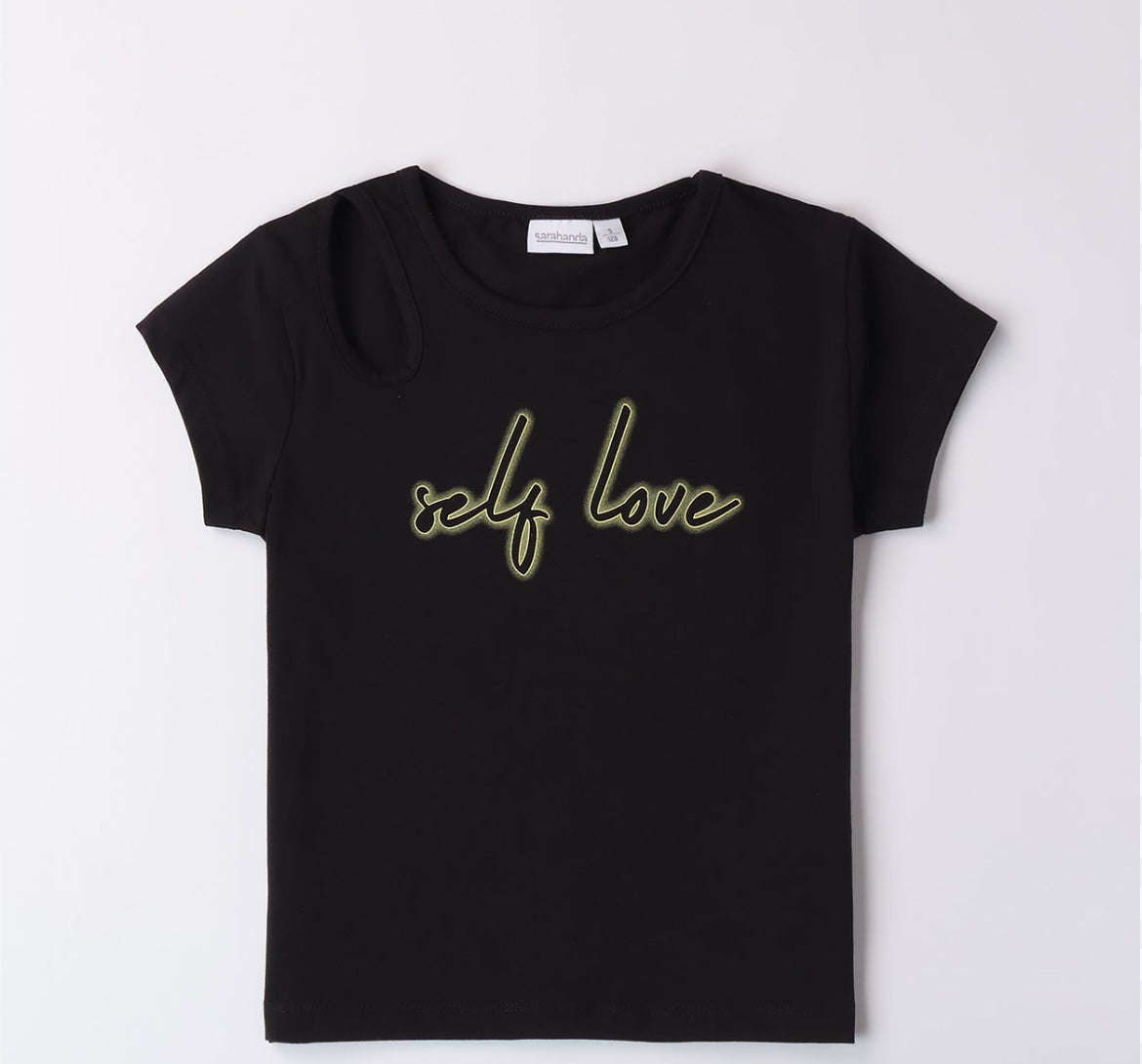 T-Shirt Nera Sarabanda