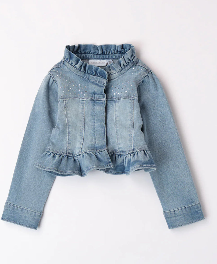 Giubbotto In Denim Bambina SARABANDA B288