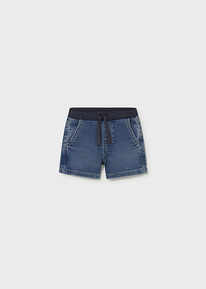 Mayoral - Bermuda soft denim jogger