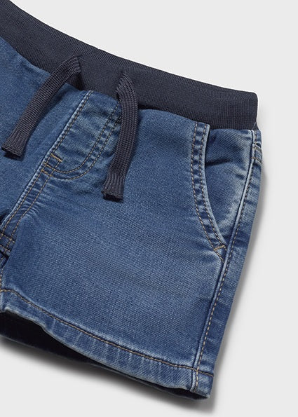 Mayoral - Bermuda soft denim jogger