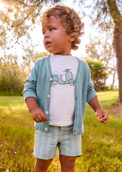 Mayoral - Compl. bermuda lino applicazioni