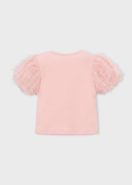 Mayoral - Maglietta m/c tulle fantasia