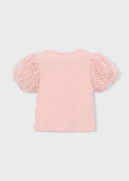 Mayoral - Maglietta m/c tulle fantasia