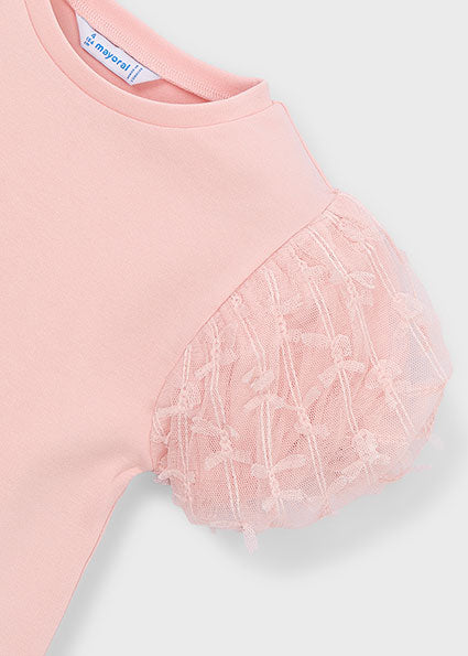 Mayoral - Maglietta m/c tulle fantasia