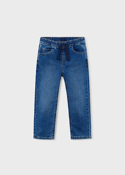 Mayoral - Pantalone soft denim jogger