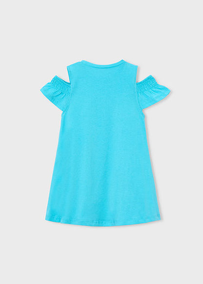 Mayoral - Vestito cut out borsa Bambina