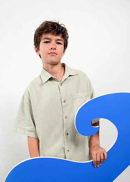 Mayoral - Camica m/c lino comfy 06179-457