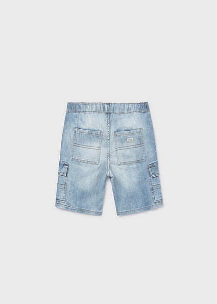 Mayoral - Bermuda jeans cargo Ragazzo