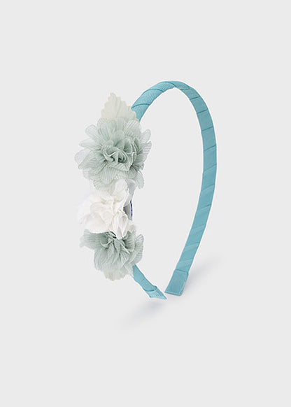 Mayoral - Cerchietto fiori Turchese