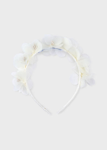 Mayoral - Cerchietto fiori White
