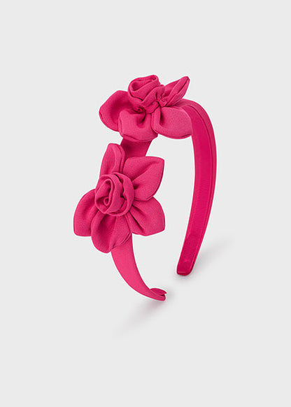 Mayoral - Cerchietto crepe fiori