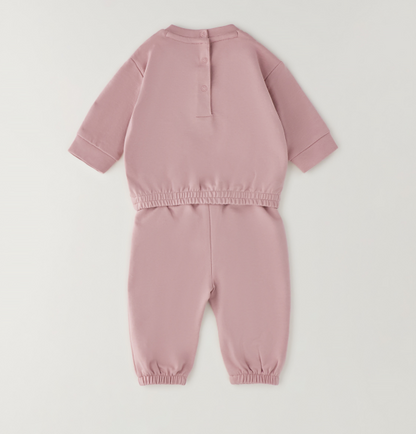 Minibanda Tuta Sportiva Neonata Rosa